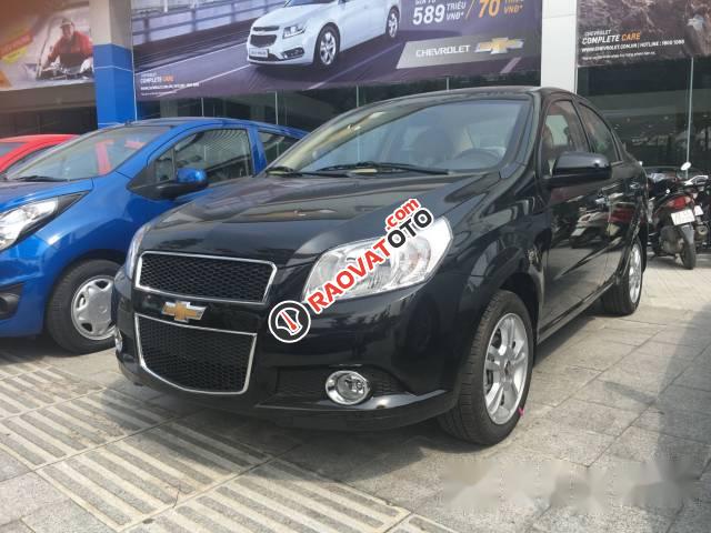 Bán Chevrolet Aveo đời 2017, màu đen, giá chỉ 70 triệu-1