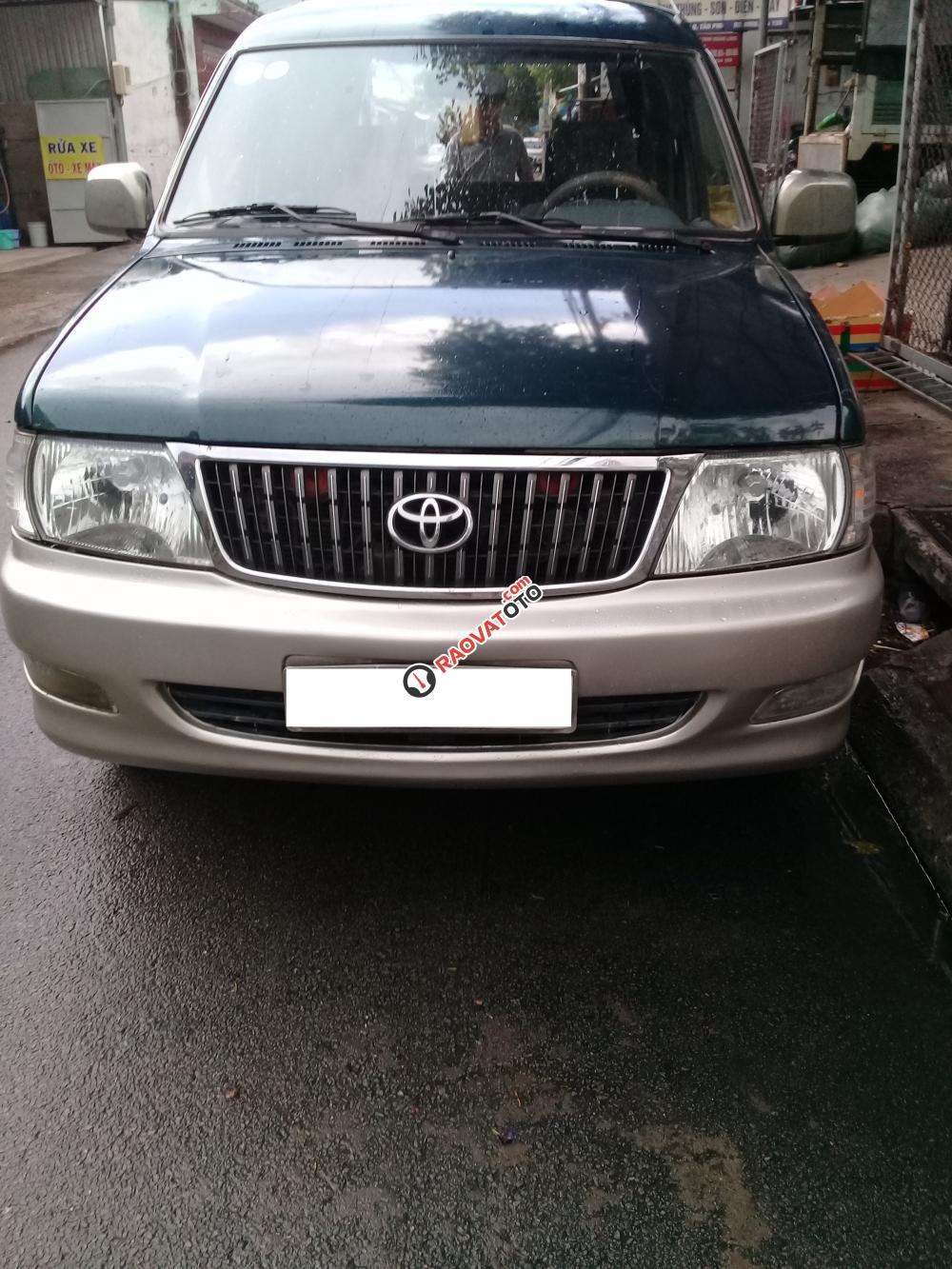 Cần bán Toyota Zace GL đời 2003, màu xanh, xe không cấn đụng nguyên zin-8