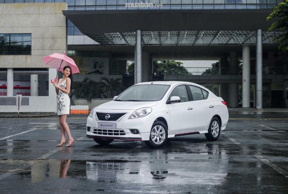 Bán xe Nissan Sunny đời 2017, màu trắng, xe nhập-0