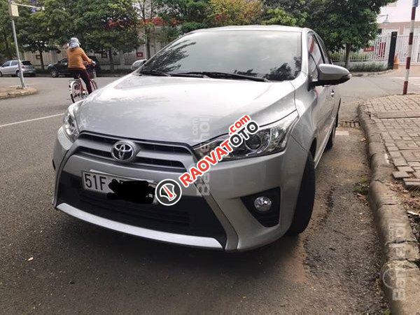 Bán ô tô Toyota Yaris đời 2015, màu bạc, nhập khẩu nguyên chiếc-2