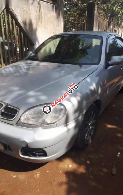 Cần bán lại xe Daewoo Lanos SX đời 2003, màu bạc-0