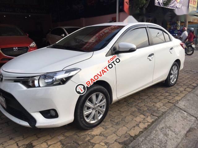 Cần bán lại xe Toyota Vios E đời 2017, màu trắng, giá 495tr-5