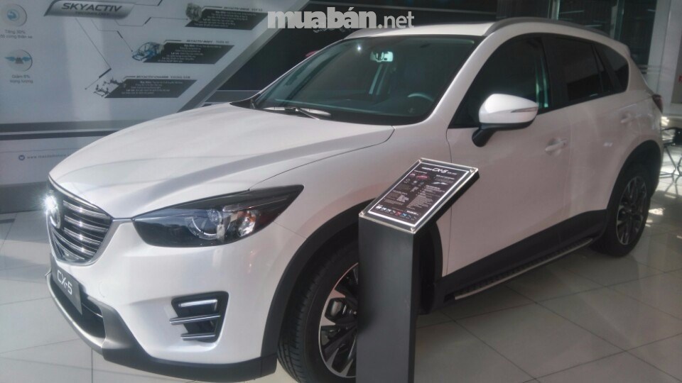 Cần bán xe Mazda CX 5 2017, màu trắng, nhập khẩu nguyên chiếc-0