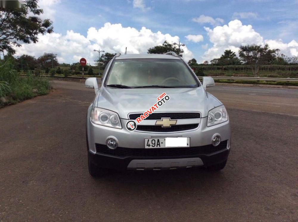 Cần bán lại xe Chevrolet Captiva đời 2008, màu bạc chính chủ, 335tr-1