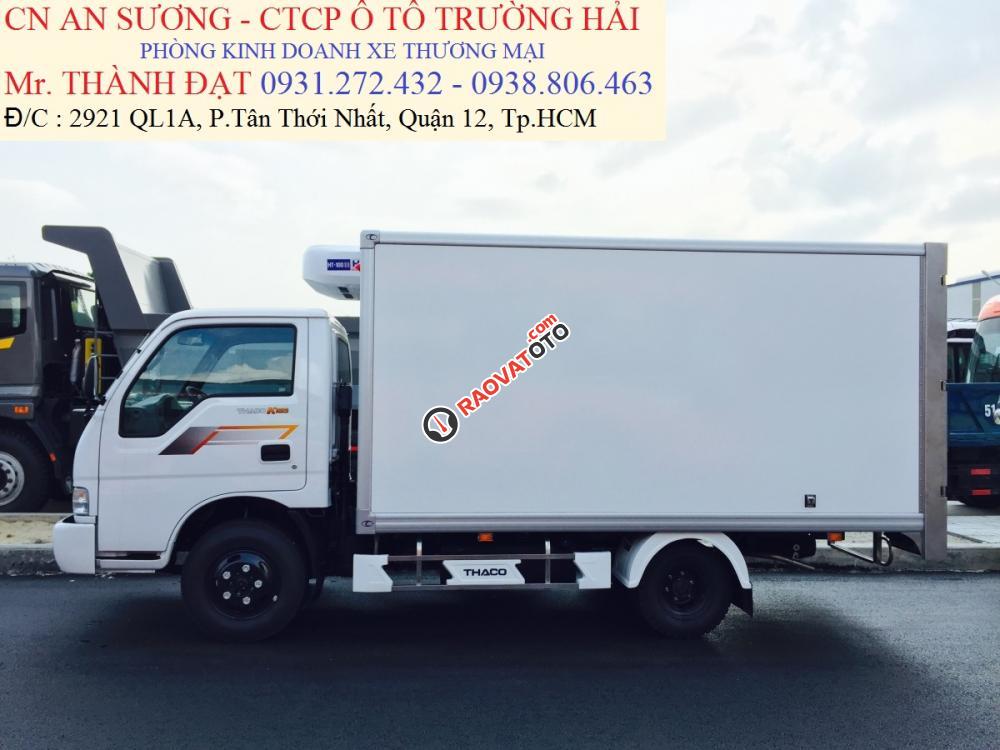 Bán xe tải Kia K165S đông lạnh tải trọng 2 tấn, xe tải Kia thùng đông lạnh, xe tải thùng đông lạnh. Máy lạnh âm 18 độ-9