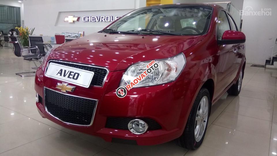 Bán xe Chevrolet Aveo LT năm 2017, màu đỏ, hỗ trợ vay ngân hàng 80%. Gọi Ms. Lam 00939 19 37 18-2