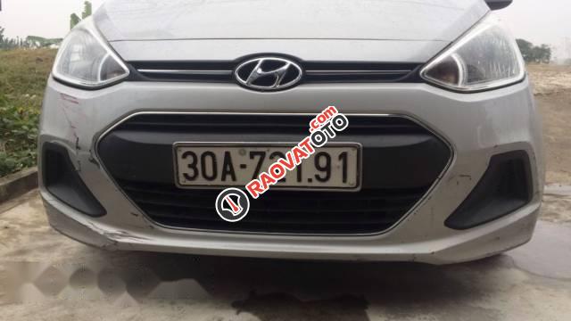 Bán Hyundai Grand i10 đời 2015, màu bạc-1