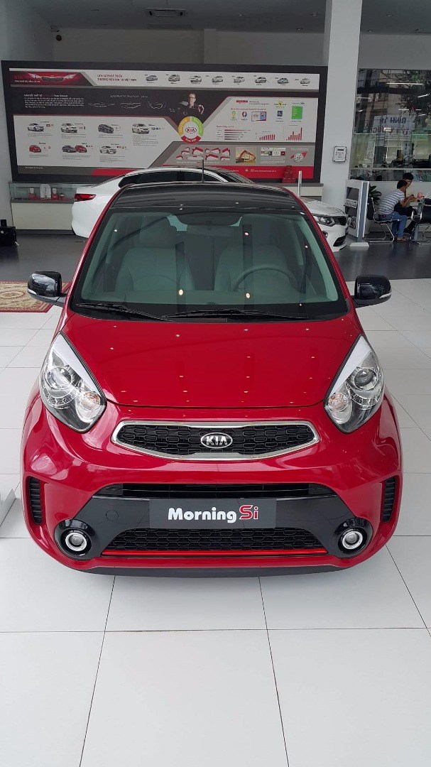 Cần bán xe Kia Morning Si AT 2017, màu đỏ, nhập khẩu chính hãng-4