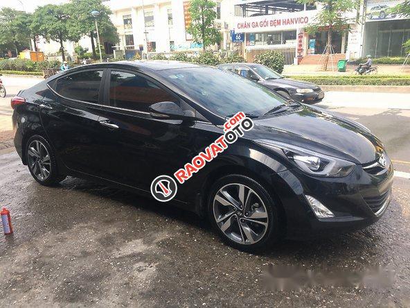 Bán Hyundai Elantra 1.8 AT đời 2015, màu đen-2