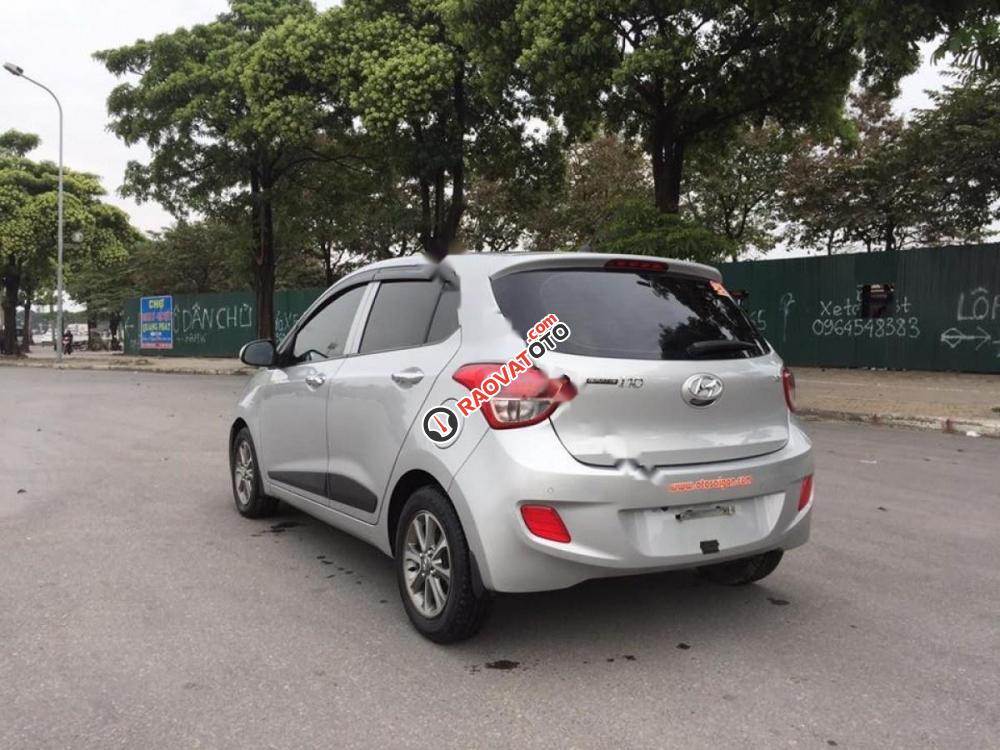 Bán Hyundai Grand i10 1.2 AT đời 2015, màu bạc, nhập khẩu  -6