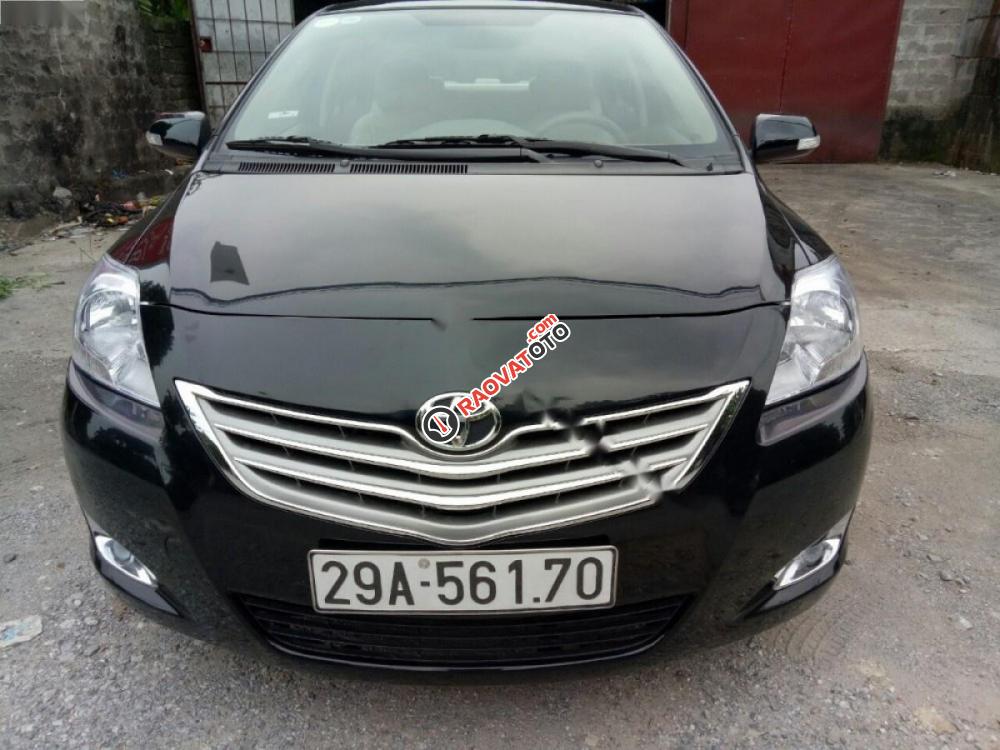 Bán ô tô Toyota Vios 1.5E đời 2013, màu đen chính chủ, giá tốt-0