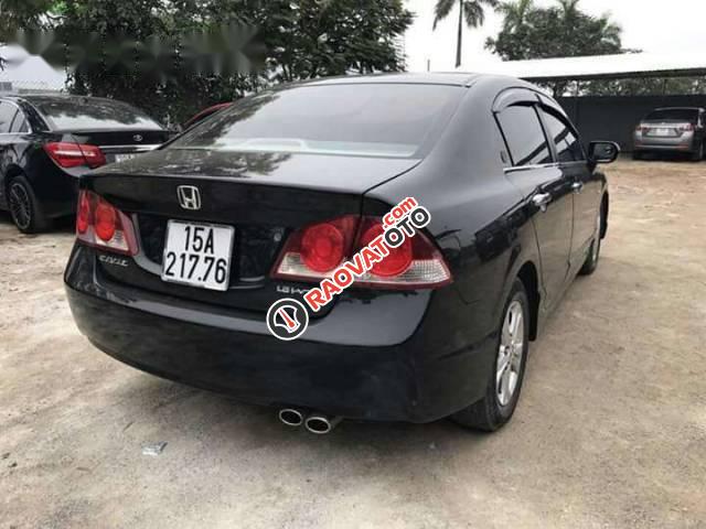 Bán Honda Civic đời 2008, màu đen chính chủ, 295 triệu-2