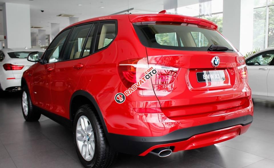 BMW X3 xDrive 20i 2017, màu đỏ, nhập khẩu, giá rẻ nhất toàn quốc, có xe giao ngay-2