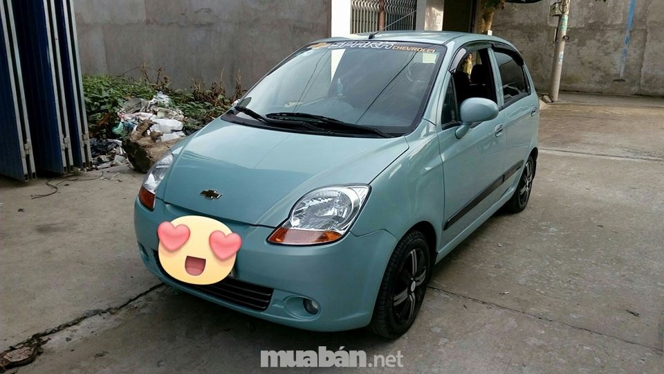 Bán lại xe Chevrolet Spark LT sản xuất 2009, màu xanh lam, xe nhập -0