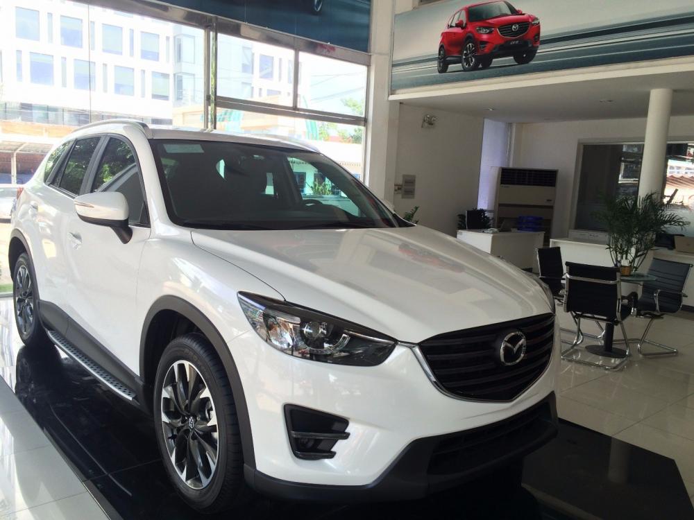 Cần bán Mazda CX 5 đời 2017, màu trắng, xe nhập-1