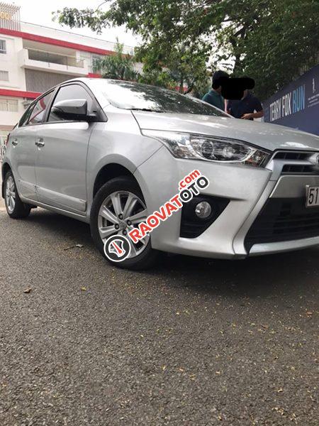 Bán ô tô Toyota Yaris đời 2015, màu bạc, nhập khẩu nguyên chiếc-5