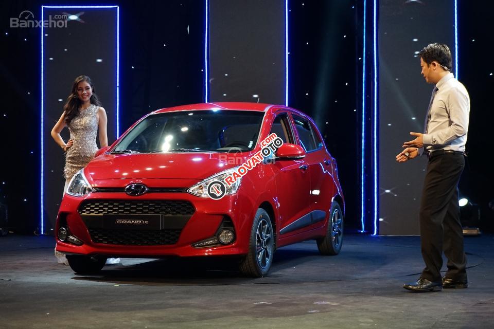 Bán Hyundai Grand i10 đời 2018, màu đỏ, 350 triệu-0