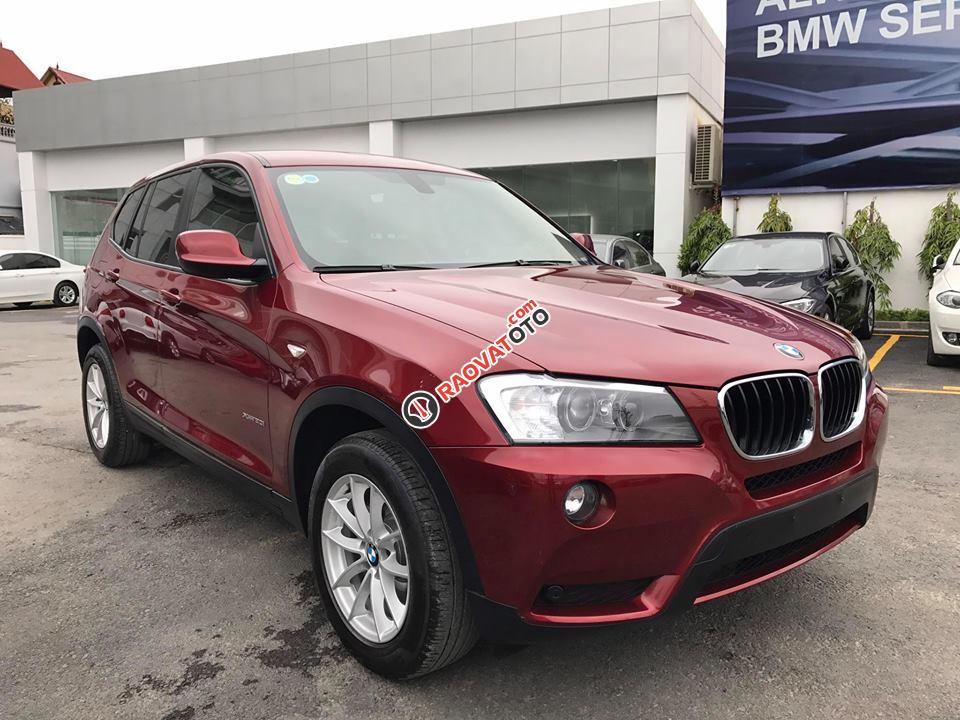 Bán BMW X3 xDrive20i 2017, màu đỏ, nhập khẩu chính hãng, ưu đãi cực khủng-1