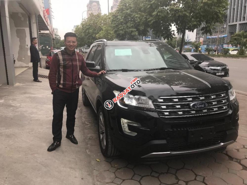 Bán xe Ford Explorer Limited 2.3L EcoBoost đời 2017, màu đen, nhập khẩu nguyên chiếc-1