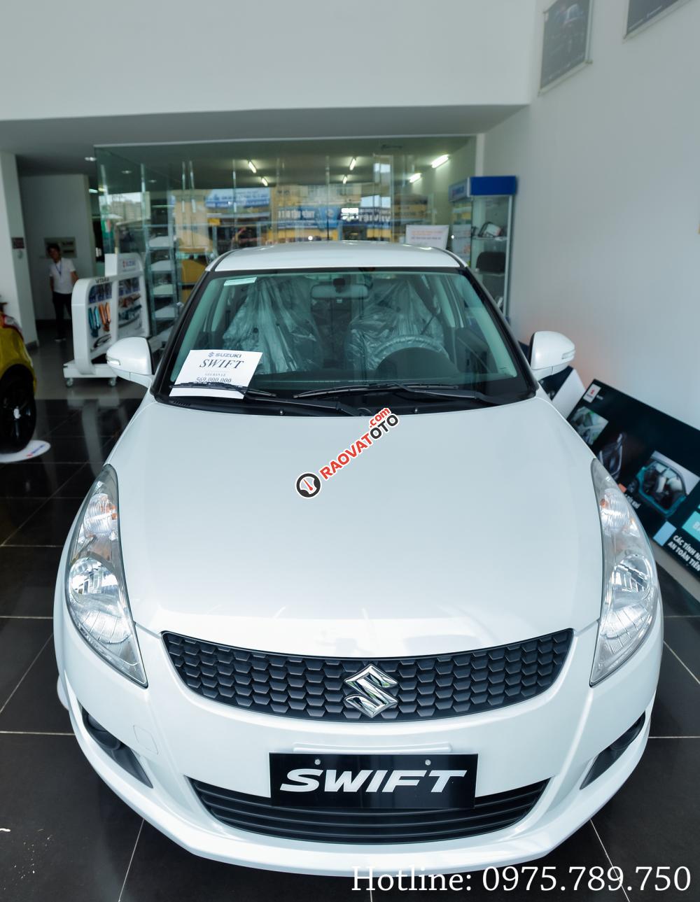 Đại lý Suzuki Việt Anh bán xe Suzuki Swift đời 2018, màu trắng giá tốt kèm nhiều khuyến mãi-2