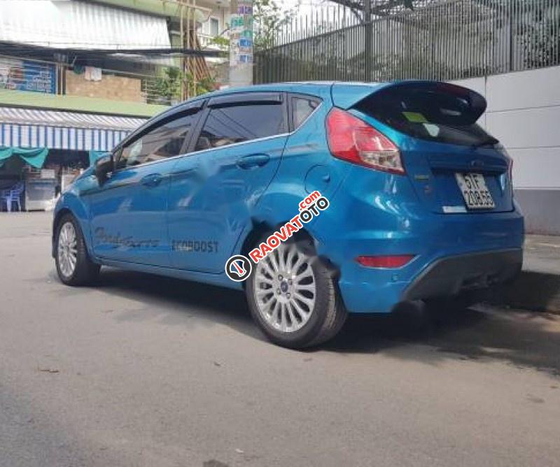 Bán Ford Fiesta S 1.0 AT Ecoboost sản xuất 2015, màu xanh lam số tự động, 490 triệu-1