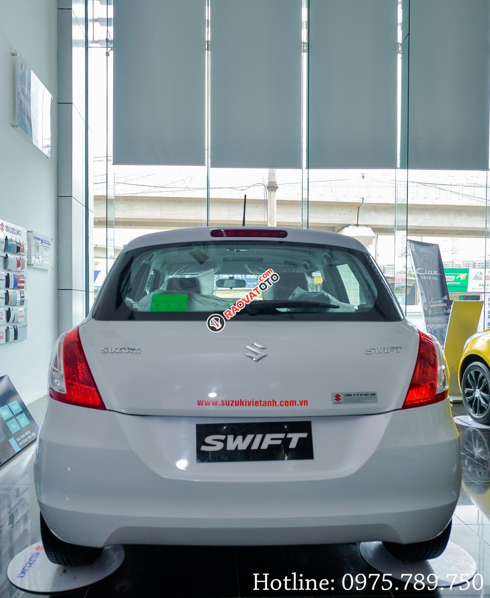 Đại lý Suzuki Việt Anh bán xe Suzuki Swift đời 2018, màu trắng giá tốt kèm nhiều khuyến mãi-8