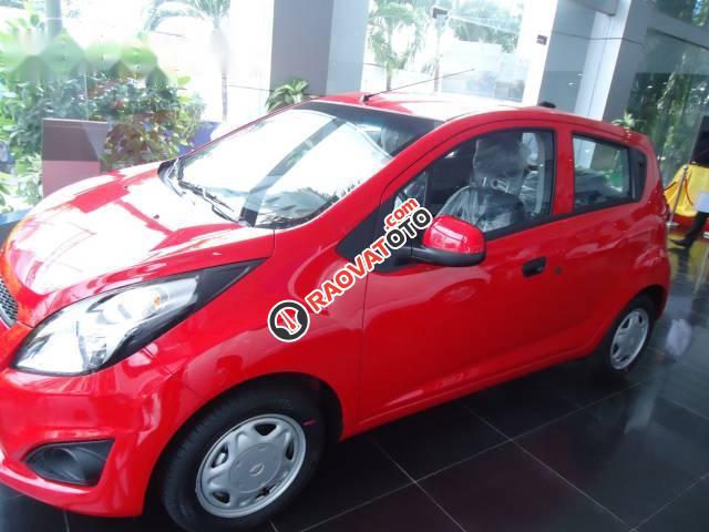 Bán xe Chevrolet Spark đời 2017, màu đỏ-4