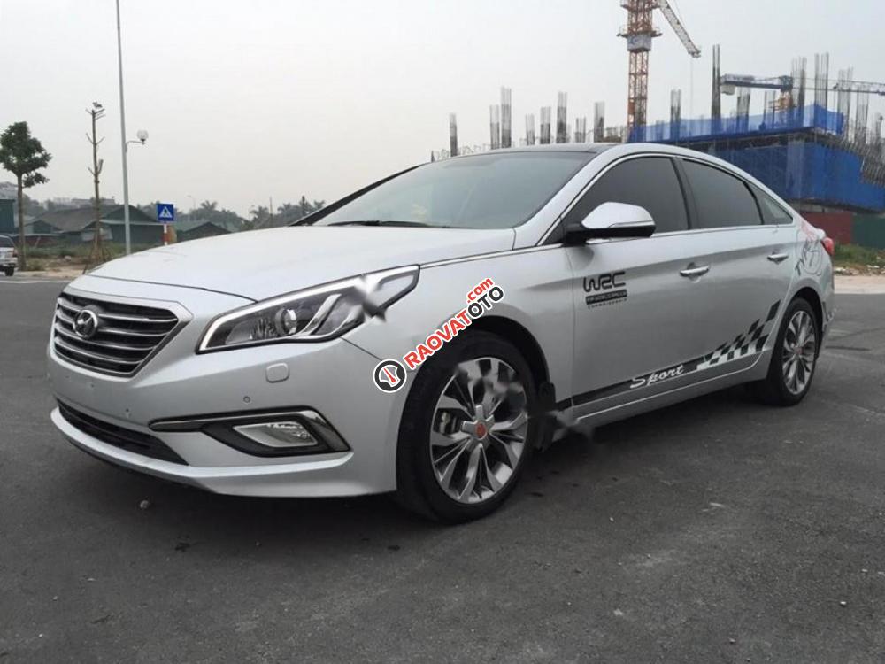 Bán Hyundai Sonata 2.0 AT đời 2014, màu bạc, nhập khẩu như mới-3