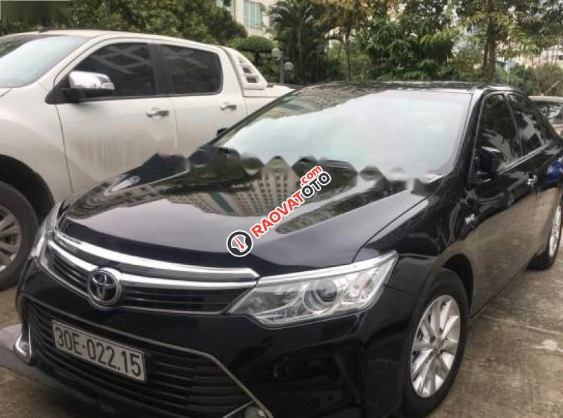 Bán Toyota Camry 2.0E năm 2016, màu đen số tự động-1