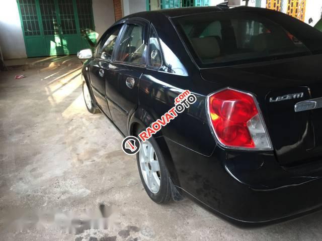 Cần bán lại xe Daewoo Lacetti đời 2005, màu đen xe gia đình-4