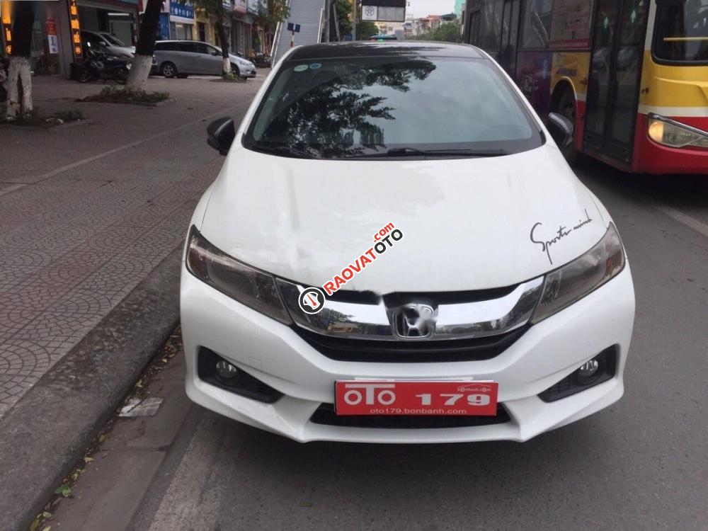 Bán Honda City 1.5 AT đời 2016, màu trắng, giá tốt-0