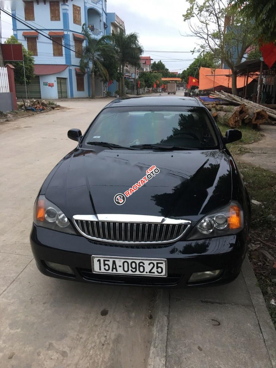 Cần bán lại xe Daewoo Magnus 2.5 AT đời 2004, màu đen, nhập khẩu nguyên chiếc, giá tốt-1