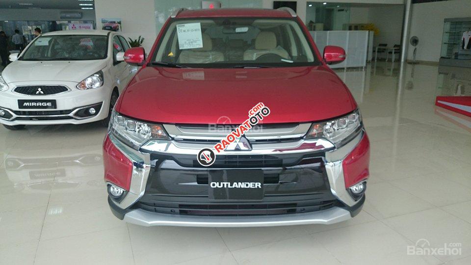 Bán Mitsubishi Outlander 2.0 CVT sản xuất 2017, màu đỏ, nhập khẩu, 941.5 triệu-5