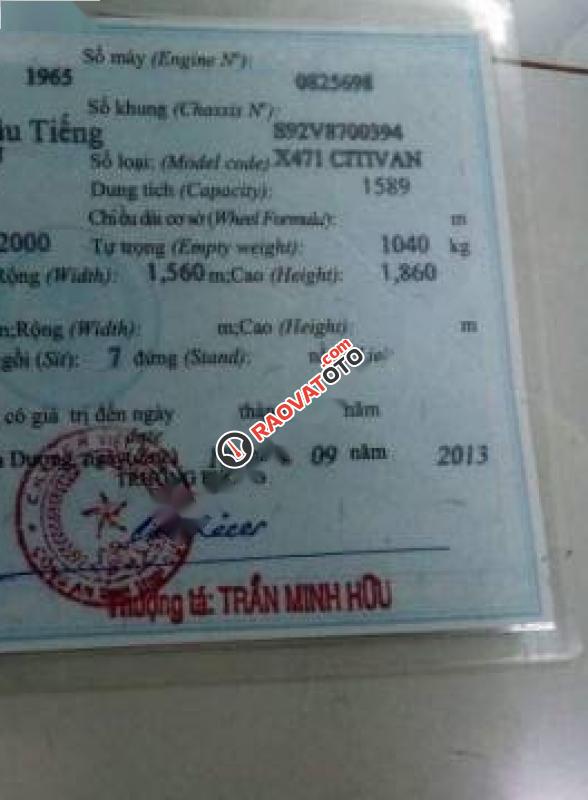 Cần bán lại xe Daihatsu Citivan 1.6 MT sản xuất 2000, màu xanh-3