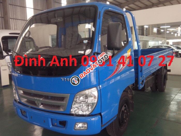 Xe tải Thaco Ollin 345 tải trọng 2.4 tấn, thùng dài 3m7, chạy trong thành phố, hỗ trợ trả góp-0