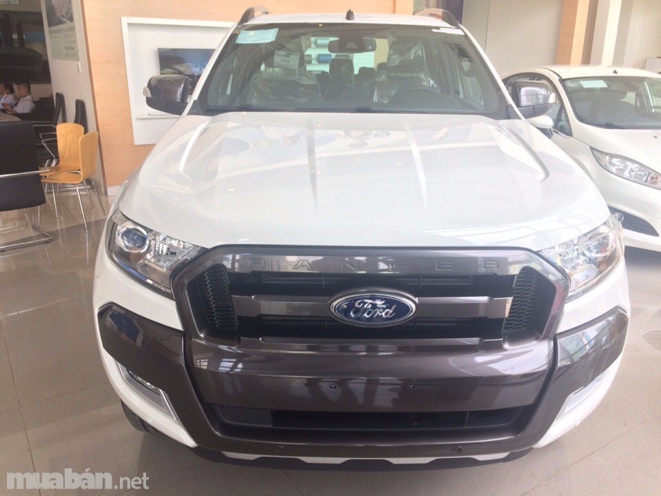 Bán Ford Ranger đời 2017, màu trắng, xe nhập-0