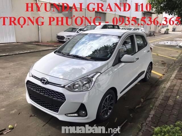 Bán xe Hyundai Grand i10 đời 2017, màu trắng, nhập khẩu -0