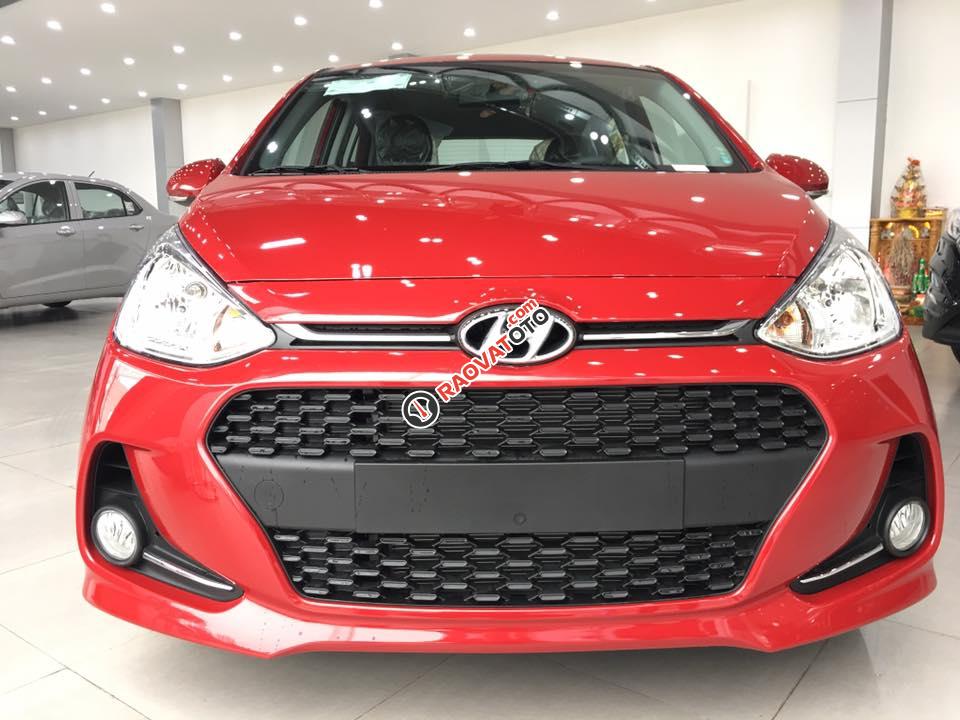 Bán Hyundai Grand i10 đời 2018, màu đỏ lắp ráp, giá chỉ 354 triệu-2