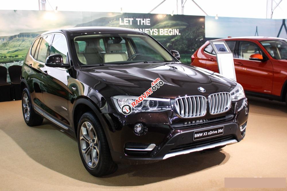 BMW Đà Nẵng bán xe BMW X3 xDrive20i, màu nâu, nhập khẩu, ưu đãi tốt nhất, giao xe sớm nhất-4