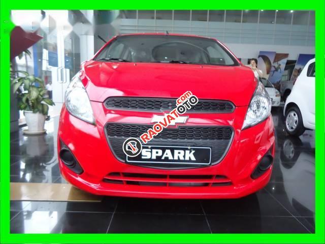 Bán xe Chevrolet Spark đời 2017, màu đỏ-5