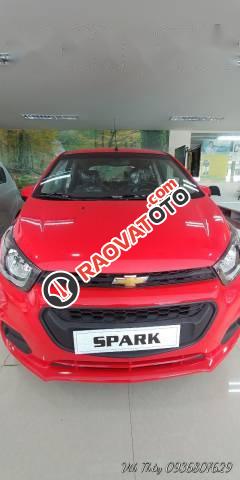 Bán ô tô Chevrolet Spark LS năm 2017, màu đỏ-0