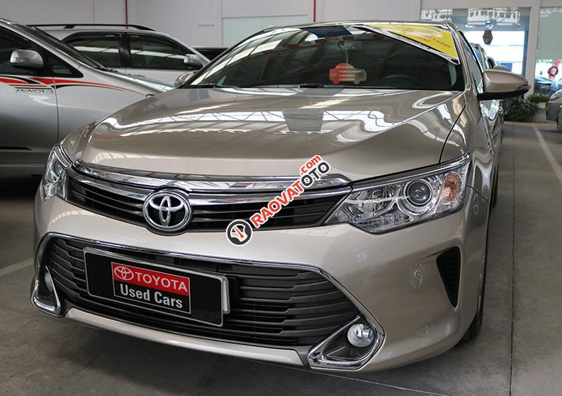 Bán Toyota Cary 2.5Q đời 2016, màu nâu vàng, chạy lướt-0