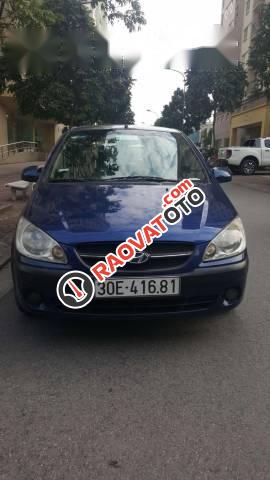 Bán Hyundai Getz sản xuất 2009, màu xanh lam chính chủ, giá tốt-0