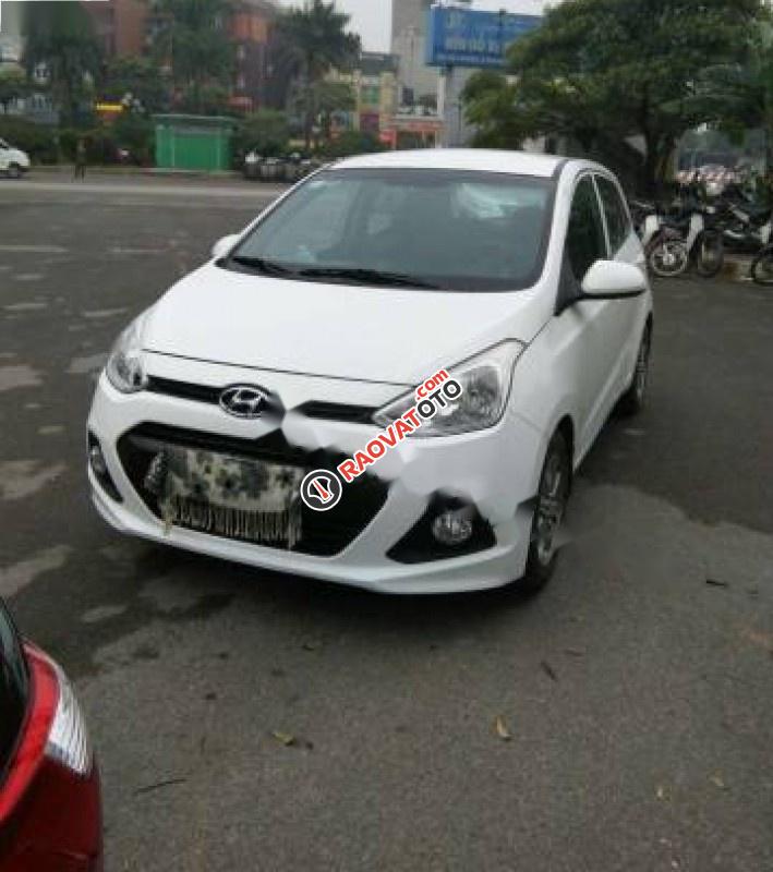 Cần bán xe Hyundai Grand i10 1.0 MT Base sản xuất 2014, màu trắng, xe nhập số sàn-0