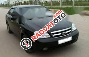 Cần bán gấp Daewoo Lacetti sản xuất 2008, màu đen-1