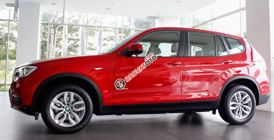 BMW X3 xDrive 20i 2017, màu đỏ, nhập khẩu, giá rẻ nhất toàn quốc, có xe giao ngay-3