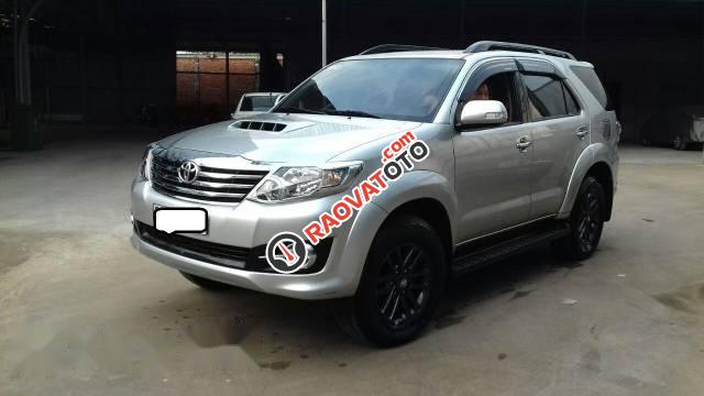 Bán Toyota Fortuner 2.5MT đời 2015, màu bạc-2