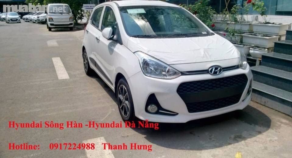 Bán Hyundai Grand i10 năm 2017, màu trắng, nhập khẩu, 330 triệu-0