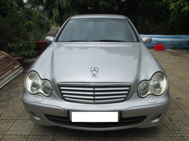 Bán xe Mercedes C180 Kompressor đời 2007, màu bạc, xe nhập -1