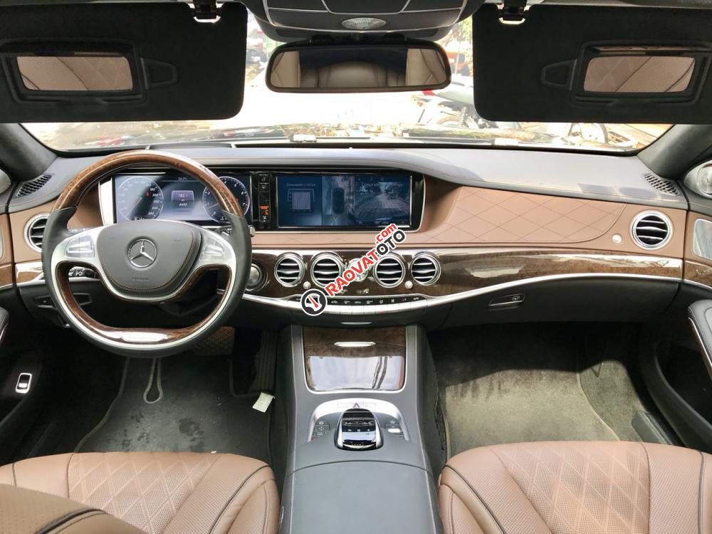 Bán xe Mercedes S500 sản xuất 2016, màu đen, nội thất nâu, xe đã qua sử dụng giá tốt. LH: 0948.256.912-11